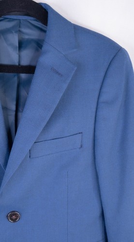 Ralph Lauren 2-Pcs Suit Solid Blue Jacket Blazer Sz 8 Boys Pants 26X19.5 EUC - Picture 4 of 19