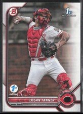 2022 Bowman Draft 1st Edition Logan Tanner BD-55 1st | Cincinnati Reds