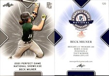 BECK MILNER 2021 LEAF PERFECT GAME 