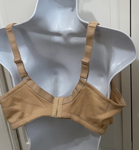 NEW Comfort Choice 42B Wirefree Full Coverage Seamless Leisure Beige Bra - Picture 7 of 9