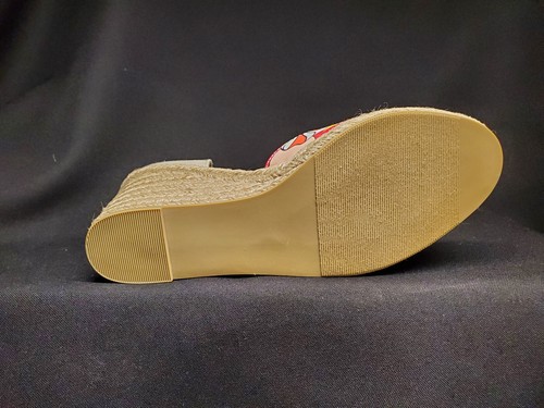 JustFab FUNKY FUCHSIA GEBLÜMTE KEILABSATZ DAMENGRÖSSE 7 - Bild 10 von 18