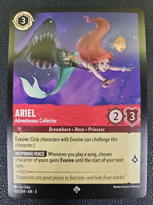 Ariel - 103/204 - Super Rare - Into the Inklands - Disney Lorcana 