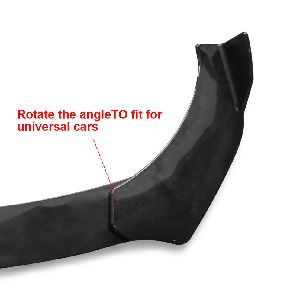 For Chevrolet 1500 Front Bumper Spoiler Splitter Body Side Skirt Rear Lip BK - Изображение 4 из 4