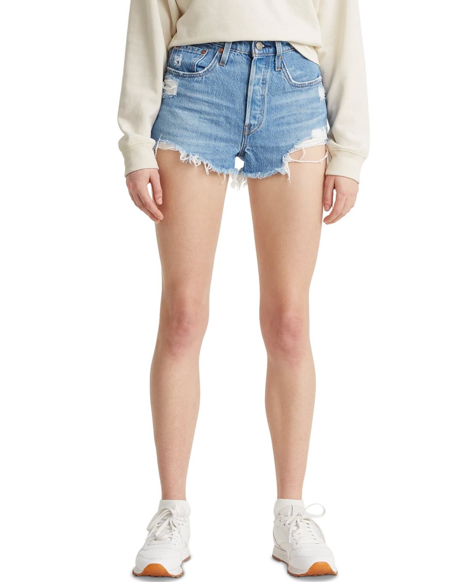 Levi's Women's 501 Cotton High-Rise Denim Shorts Sansome St