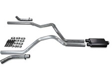 Dodge Ram 1500 09-18 2.5 Dual Exhaust Kits 2 Chamber Muffler Corner Exit Dodge Ram 1500 09-18 2.5 Dual Exhaust Kits 2 Chamber Muffler Corner Exit