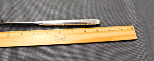 "Cuchillo de toalla de plata esterlina de lugar individual 9 1/8", usado suavemente - Imagen 4 de 5