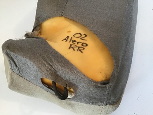 1999 - 2004 OLDSMOBILE ALERO RIGHT REAR PASS. SIDE UPPER SIDE SEAT TAN OEM - Picture 4 of 4