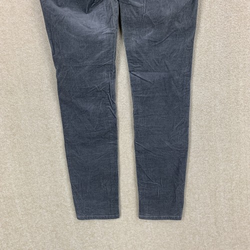 Pantalones para mujer Ann Taylor Loft 25/0 (29x29) gris ajustados pana estirados de altura baja - Imagen 14 de 20
