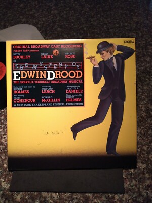 The Mystery of Edwin Drood Original Broadway Cast Recording LP EXCELLENT Rare 