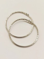 West Indian Bangle with Balls 2 pieces - Sterling Silver .925 - child Size