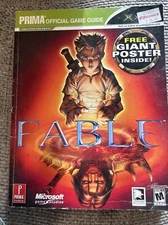 Fable Microsoft Game Studios Prima Official Strategy Game Guide Xbox - NO POSTER