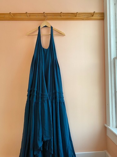 vintage Balenciaga Paris silk halter 