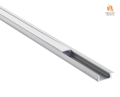 Saxby Rigel Slim Einbau 2m Aluprofil - Extrusion für LED Tape