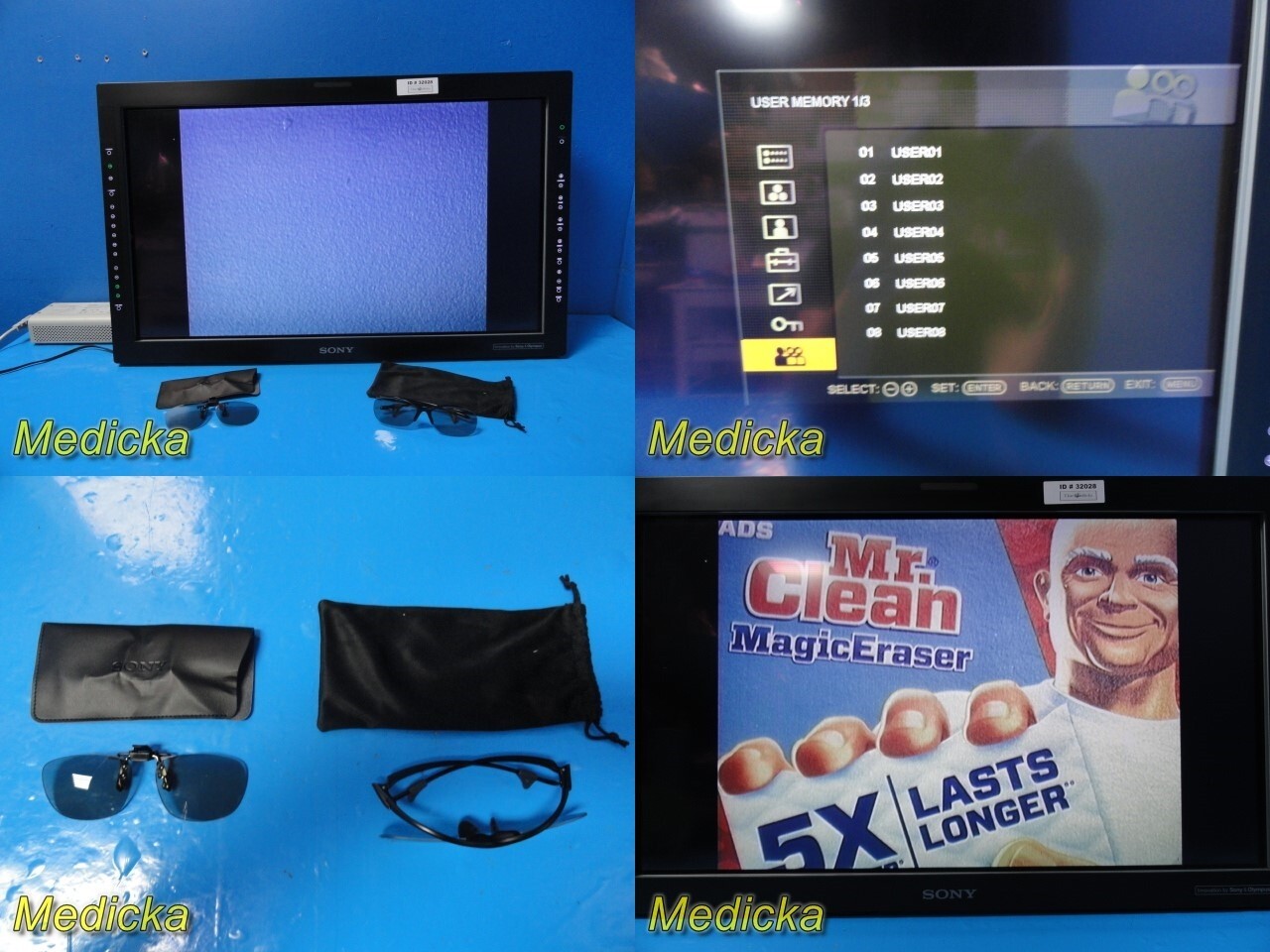 2013 Olympus Sony LMD3251ST 3D/2D 32" HD Medical Monitor W/ PSU