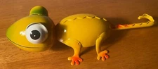 Yellow Chameleon Lizard Metal Garden Statue Southwest Cantina Bar Home Decor New