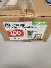 GE 100 Amp Outdoor Circuit Breaker with Enclosure. TQL100REP