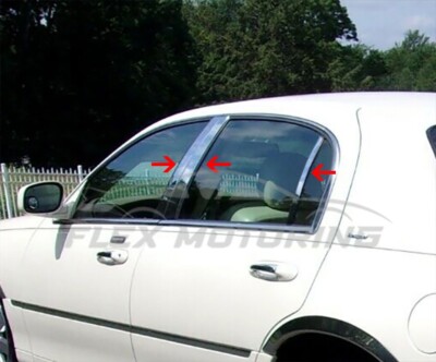 PP71536 Stainless Steel Pillar Trim 6Pc 2021-2026 Nissan Rogue QAA