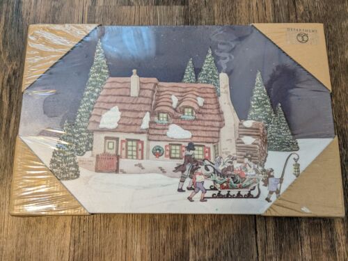 Dept 56 Family Home Lit Canvas Brand New Sealed 2015 Glowing Twinkle #4046076 - Picture 1 of 11