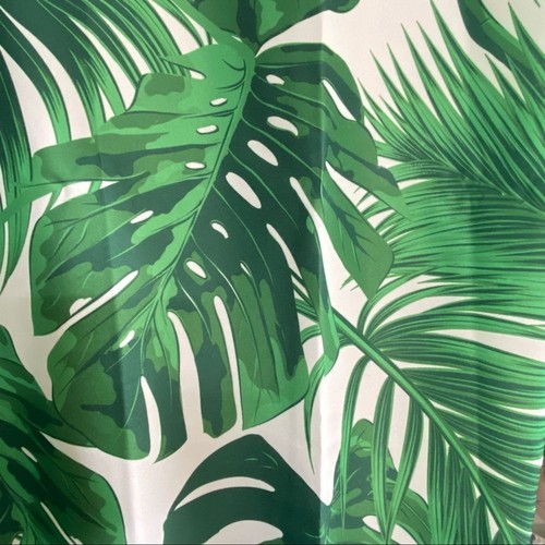 Monstera Palm Grommet Curtains 84” Set of 2 Panels Home Decor Window Treatment - Picture 8 of 13