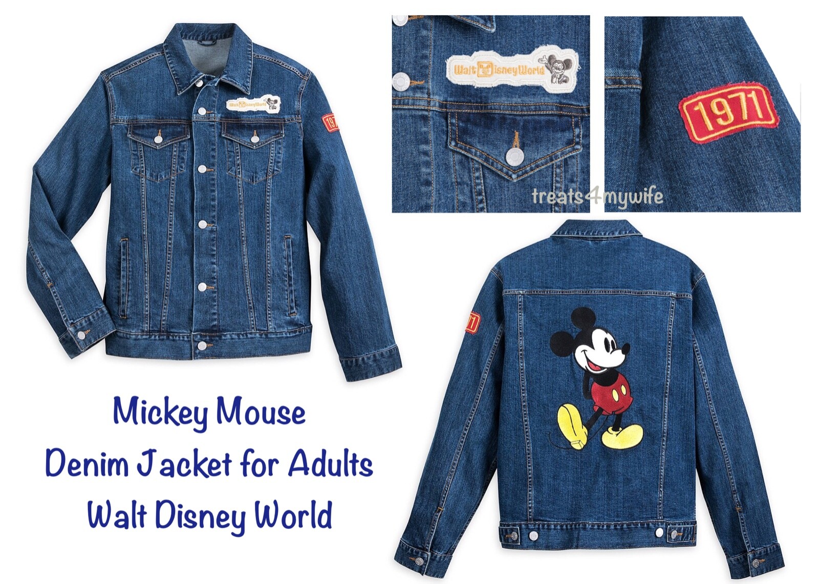 disney denim jacket adults
