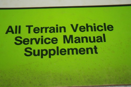 KAWASAKI KLT250 ALL TERRAIN VEHICLE ASSEMBLY & PREPARATION MANUAL - Picture 4 of 5