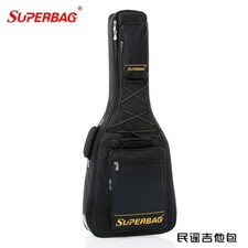 40 41 Inch Acoustic Folk Guitar Gig Bag Backpack Double Straps 600D Oxford