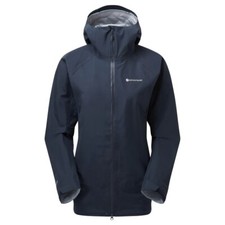 Montane Women's Phase Waterproof Jacket - Eclipse Blue - Size Uk 10 S - Rp £325