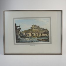 Würzburg um 1835 Stich-Nachdruck, ca.27,9 x 33,4cm im Rahmen