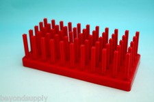 Lab  Plastic tube rack 55 pillar 40 place( white)new