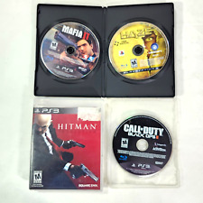 PlayStation 3 PS3 Hitman Absolution Mafia II Haze COD Black Ops II 4 Game Lot