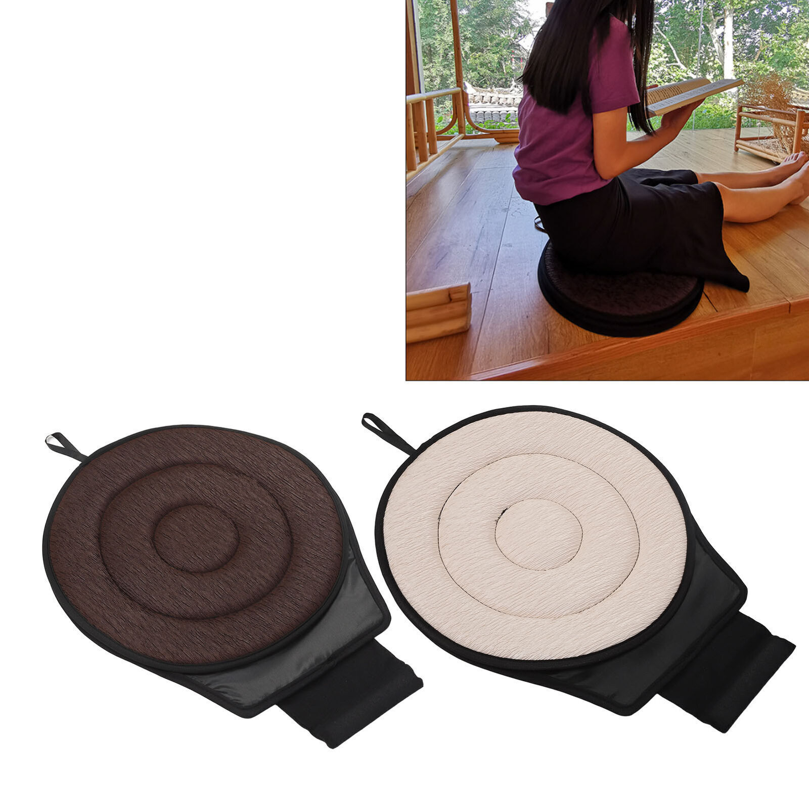Swivel  Cushion Rotating Dual Ring Portable Round Swivel  Cushion