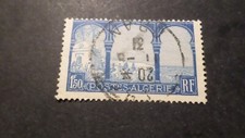 ALGERIE 1927-30 timbre 83 VUES D' ALGER oblitéré CACHET ROND EXEMPLAIRE D