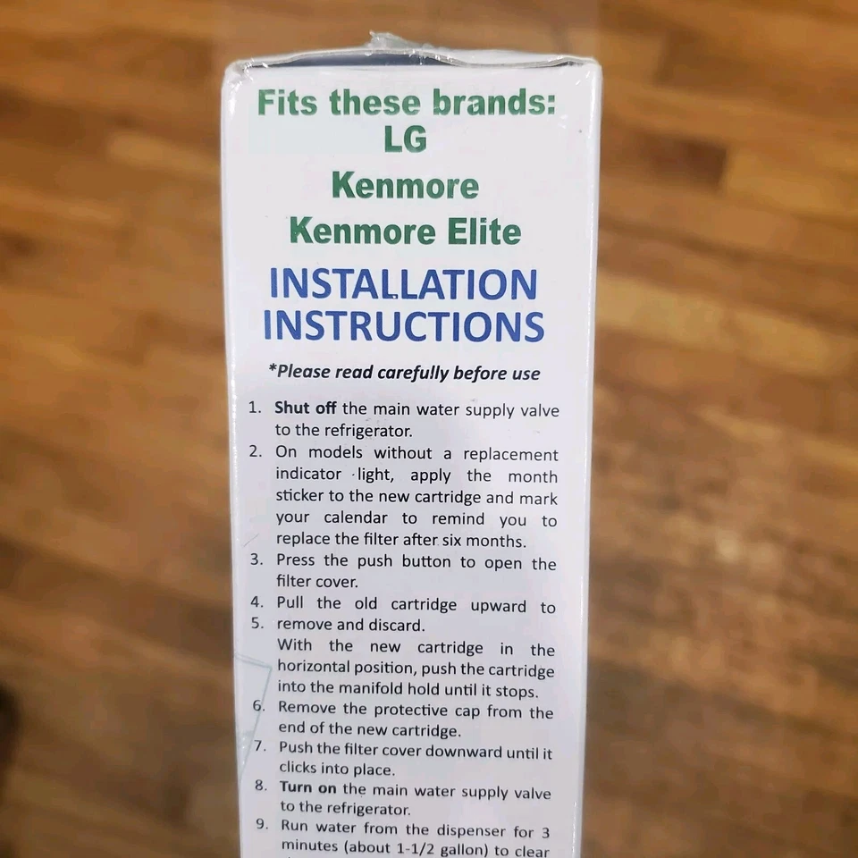 Qty 2 Purify RFC 1200A Refrigerator Water Filter Kenmore / Elite LG NEW Set - Image 2 of 2
