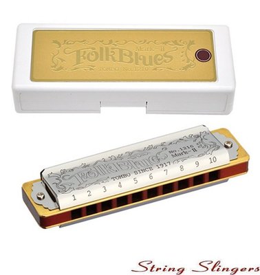 Tombo 1210C 'Folk Blues' Mark 2 Major diatonische Bluesharfe/Mundharmonika, Mark II