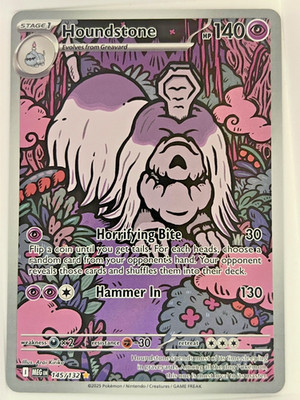 Houndstone 145/132 Me01: Mega Evolution Holo