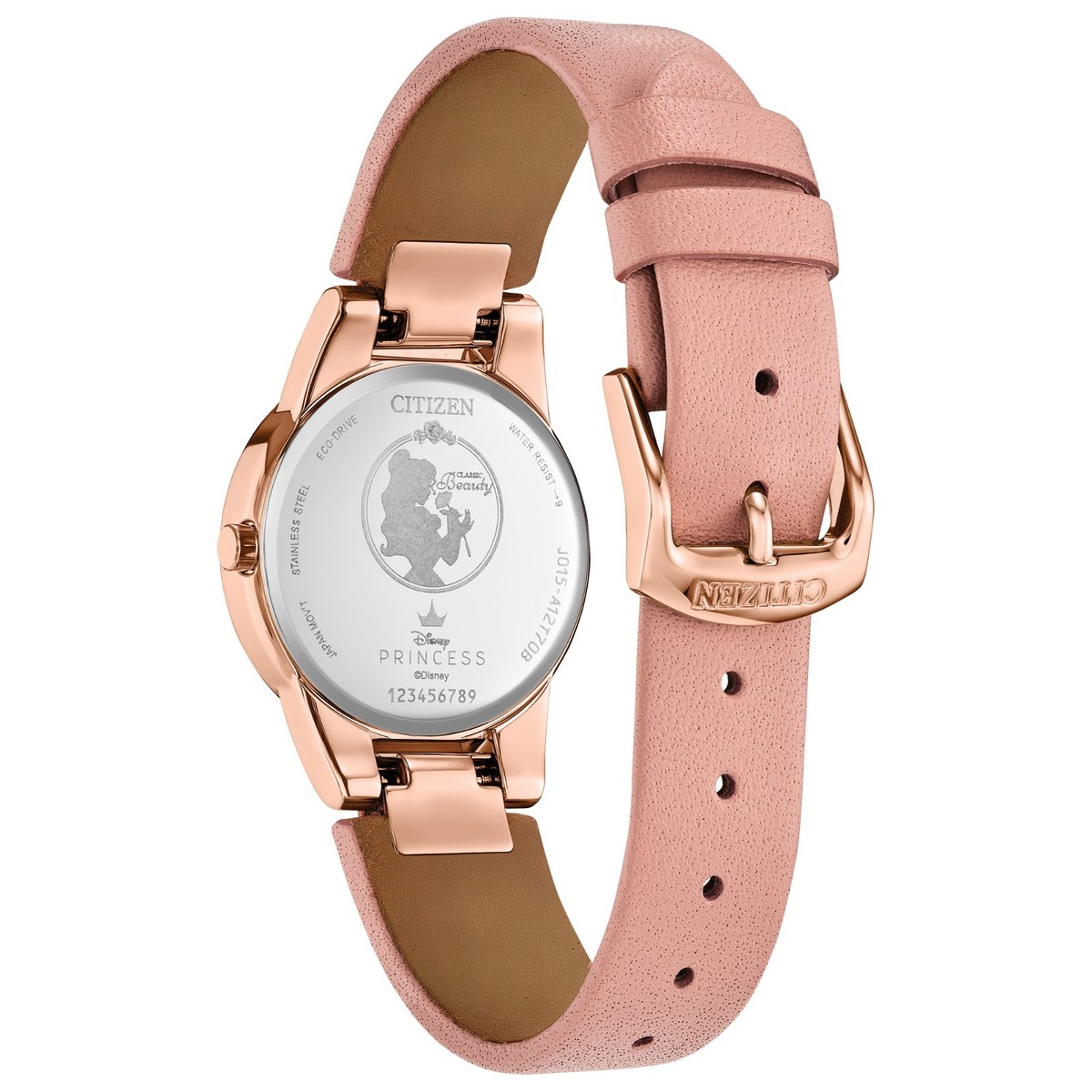 Citizen Women's Belle Date Window Pink Eco-Drive Watch 29MM GA1083