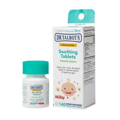 Dr. Talbot's Chamomile Soothing Tablets, Quick Dissolve, 140 EXP:01/28/27