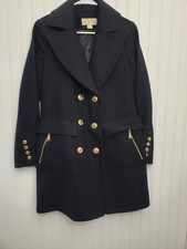 Michael Michael Kors Womens Black Peacoat Siz...