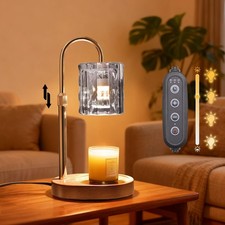 Candle Warmer Lamp with Timer and Dimmer 4-Level Dimmable Flower Light Heat L...
