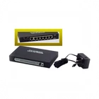 Network Switch Ethernet 8 Port with Fiber Optic Uplink TRT Cyber Link CXL8A-S2