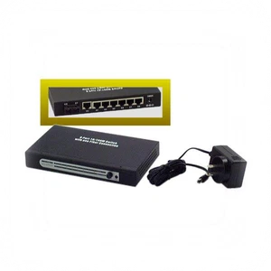 Commutateur réseau Ethernet 8 Port avec Fibre Optic Uplink TRT Lien cybernétique CXL8A-S2