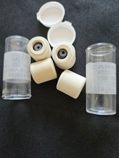 2 Pair Vintage 1/24 Slot Car NOS Camen Race Tires "For The Pro"3/32x.765 W/ Hubs