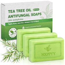 3 Pcs Antifungal Soap, Tea Tree  Eucalyptus, 3 x 2.82 oz