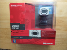 Microsoft LifeCam HD-5001 Webcam With 720p HD in original box