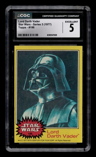 1977 Topps Star Wars #196 Lord Darth Vader — CGC 5