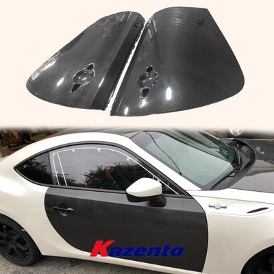 For Toyota GT86 FT86 BRZ 2012-2021 Carbon Fiber Side Out Door Panel Pair