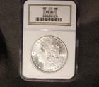 1881 CC CARSON CITY MORGAN DOLLAR. NGC MS64! OLD HOLDER. NO RESERVE!