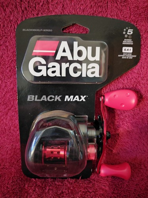 #ad Abu Garcia Black Max Baitcasting Fishing Reel 6.4:1 Gear Ratio 5 Bearings $65.00