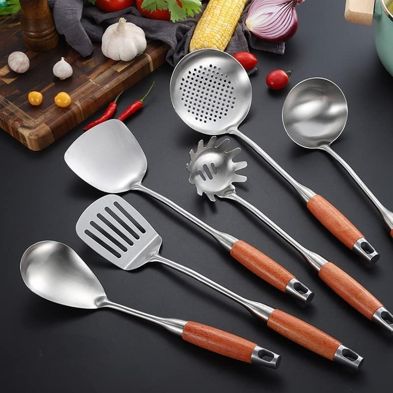 REDANT Large Serving Spoons for Buffet, 18/8 Stainless Steel Cooking Silver 