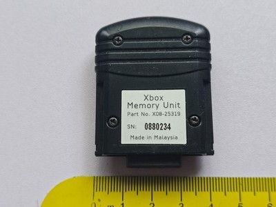 MICROSOFT XBOX ORIGINAL OFFICIAL 8MB MEMORY CARD UNIT Schwarz 8 MB Speicher Original